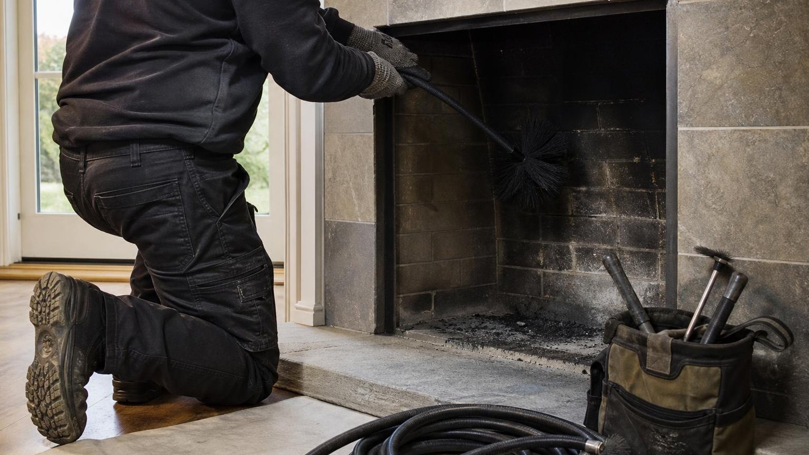 Practical chimney sweep & inspection in Avon